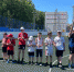 Участники  соревнований по стритболу на игровом поле - Город Истра