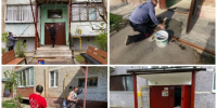 Коммунальные службы округа продолжают осуществлять текущий ремонт и содержание входных групп МКД - Газета Истра сегодня