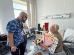 Врачи ИКБ поздравили пациентку Марию Дмитриевну Сбитневу со столетним юбилеем