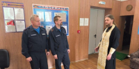 Отец Алексей посетил пожарных в праздник Преображения Господня - Regions.Ru