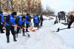 Истринские партийцы присоединились к подмосковному снежному субботнику