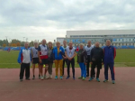 Соревнования по легкоатлетическому троеборью среди спортсменов пенсионного возраста
