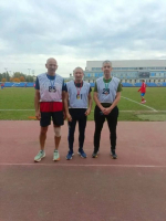 Соревнования по легкоатлетическому троеборью среди спортсменов пенсионного возраста